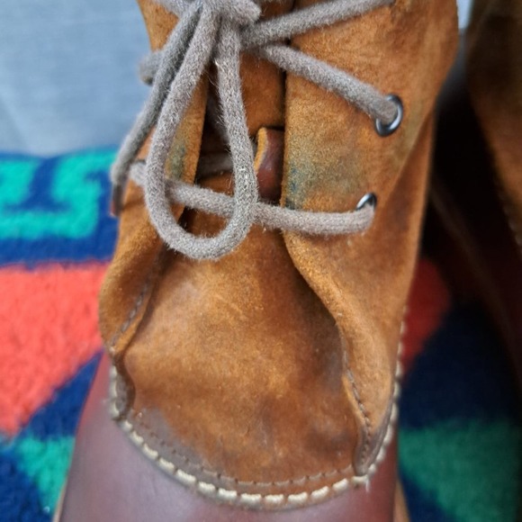 Clarks Boots Men Suede Leather Chukka Size 11 - Picture 13 of 16